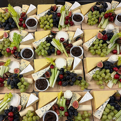 Corporate reception and launch event catering